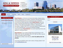 Tablet Screenshot of kingnewton.com